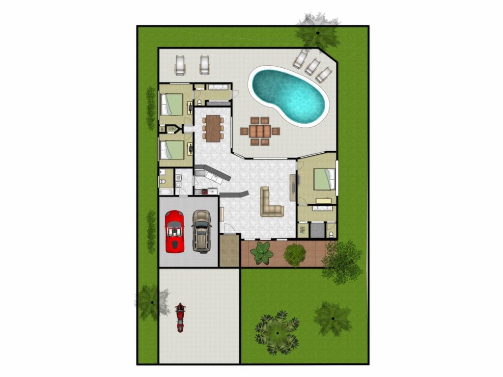 Grundriss Villa Pura Vida
